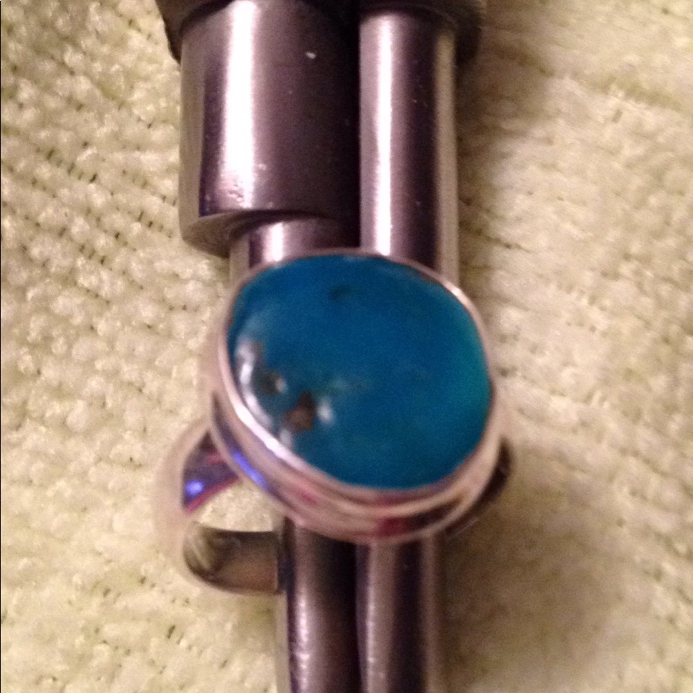 Sleeping Beauty Sterling Silver Ring